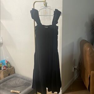 Black off the shoulder dress